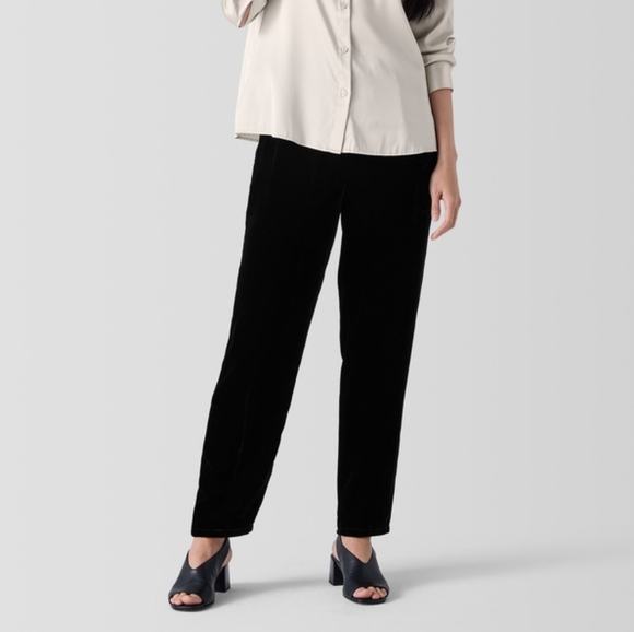 EILEEN FISHERVelvet Tapered Pant Easy Fit Ankle Length